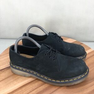 Dr Martens 1461 Iced II Black Nubuck Leather 3 Eye Oxford Shoes Womens 8